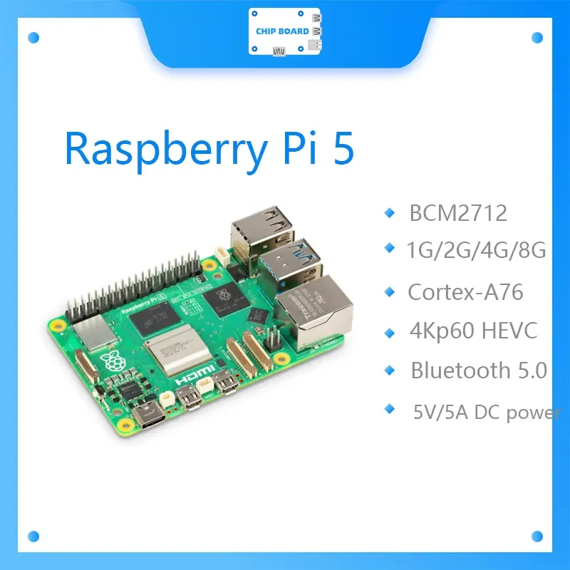 Raspberry Pi 5 8Gb - Плата Raspberry Pi 5 Cortex-A76 Linux